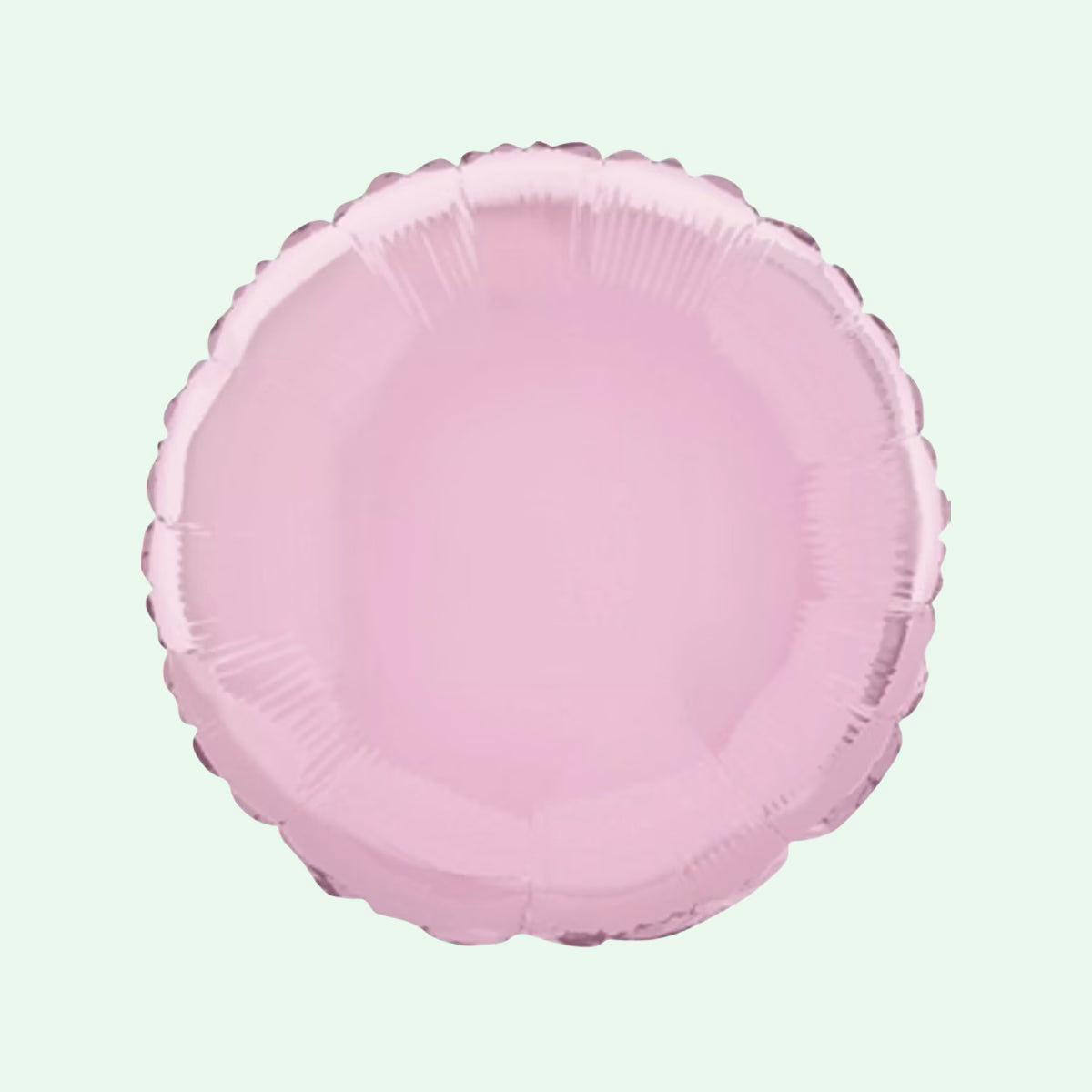 Single 18" Pastel Pink Circular Foil Balloon (2) image 0