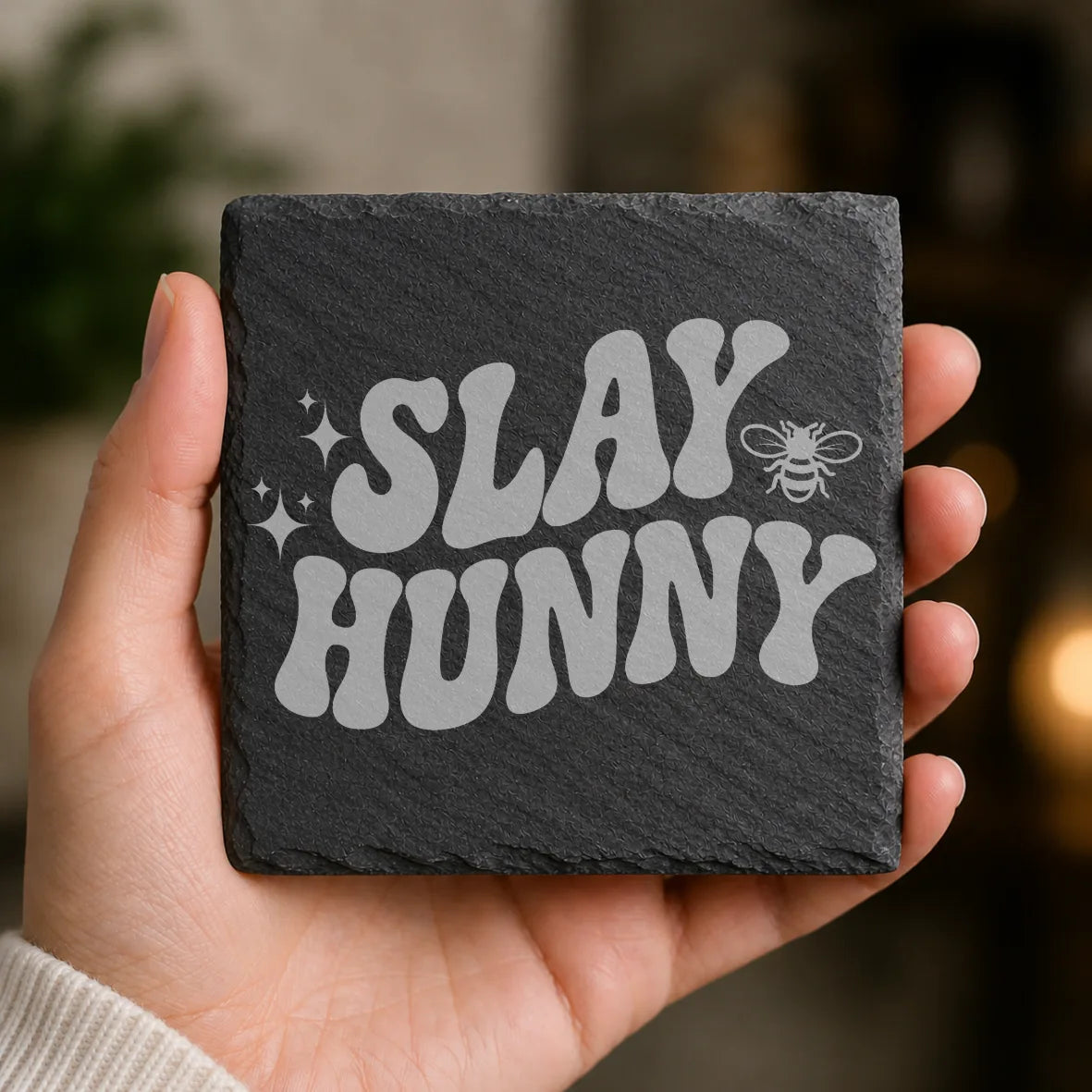 Slate Coaster Engraved 36 image 0