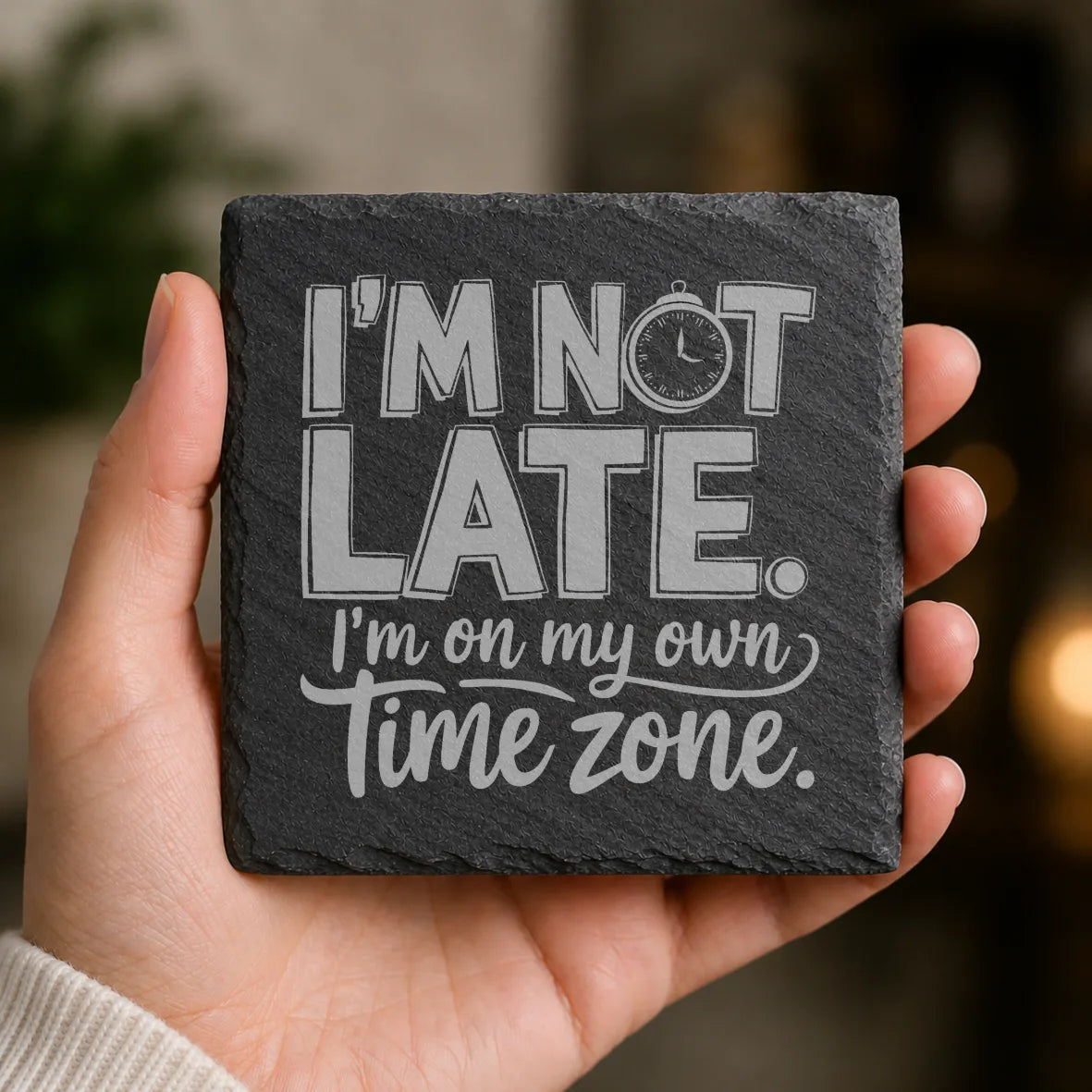 Slate Coaster Engraved 143 image 0