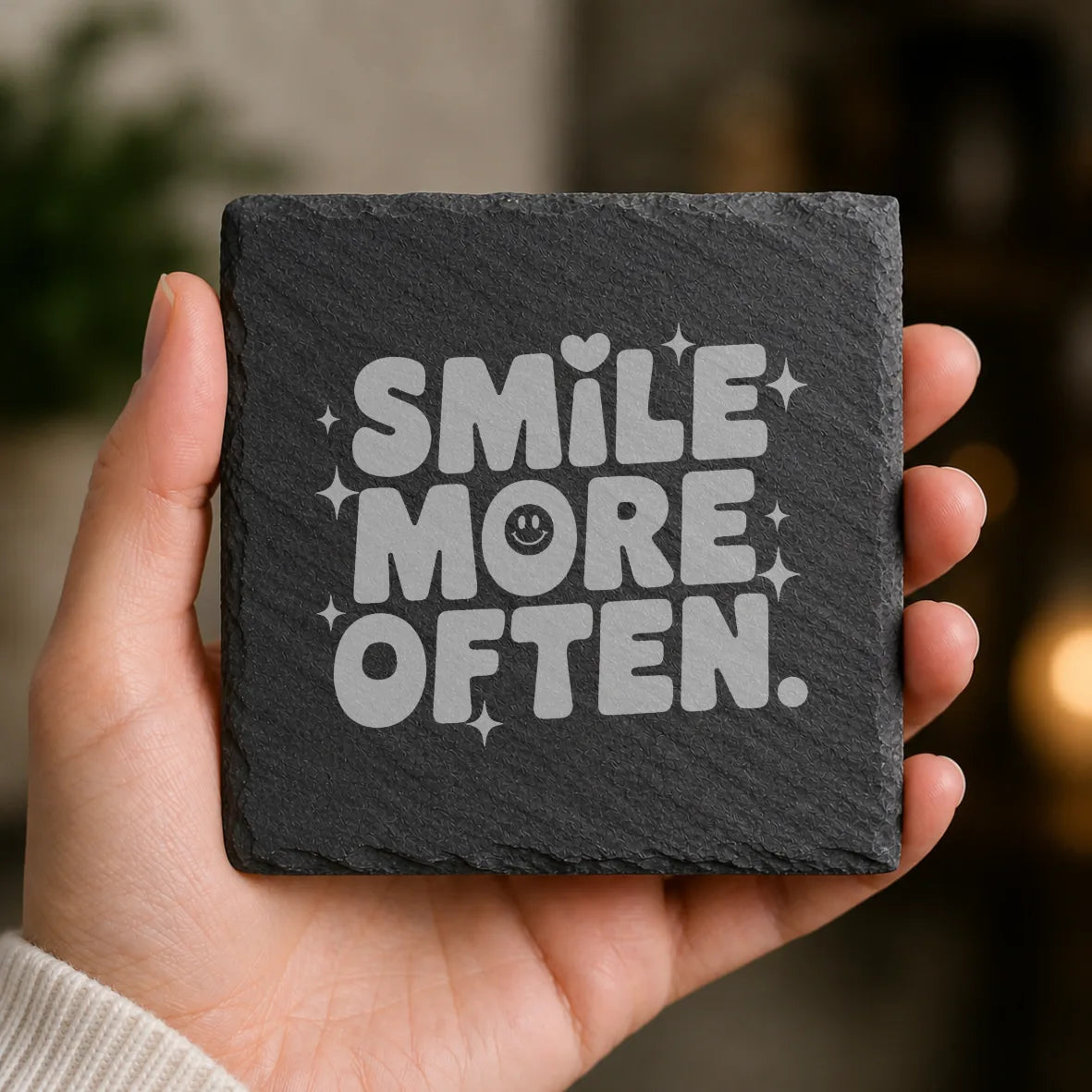 Slate Coaster Engraved 37 image 0