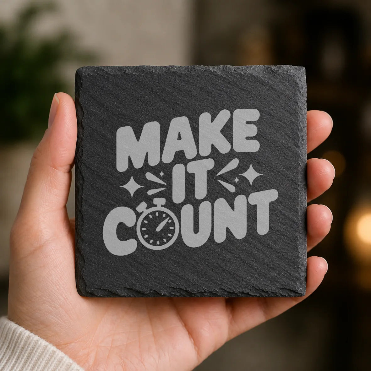 Slate Coaster Engraved 112 image 0