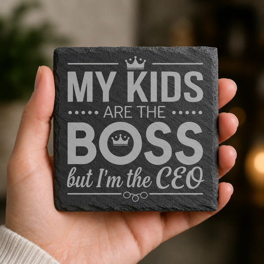 Slate Coaster Engraved 84 image 0