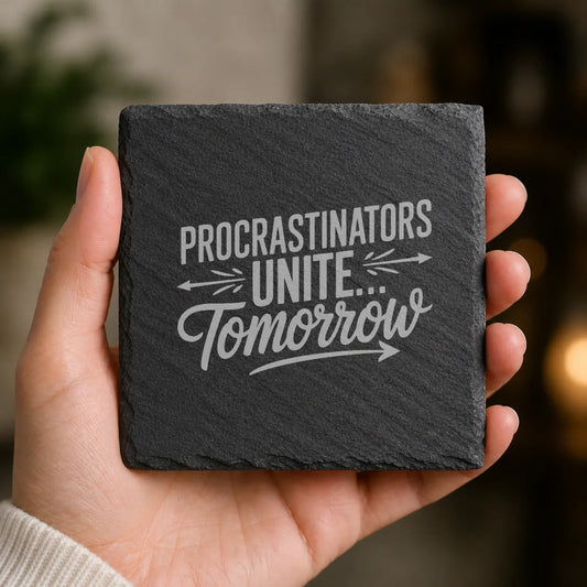 Slate Coaster Engraved 9 image 0