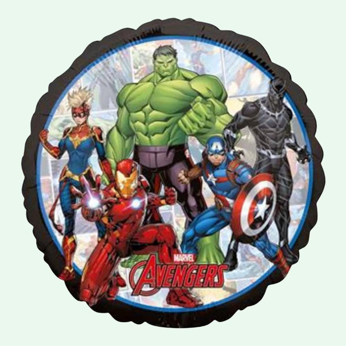 Avengers Powers Unite 18" Round Foil Balloon (70) image 0