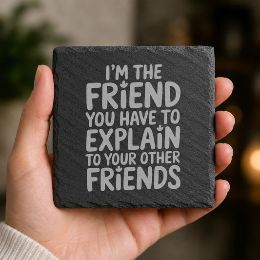 Slate Coaster Engraved 125 image 0