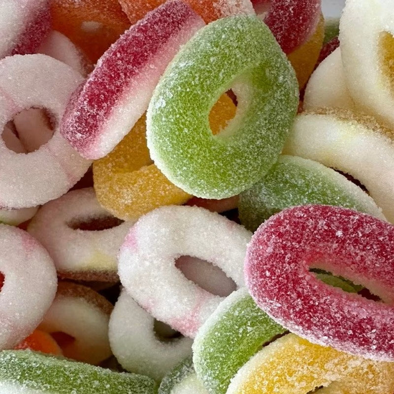 Fizzy Gum Foam Rings 200g image 0