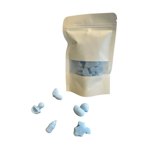 Baby Shower Wax Melts Bag of 20 Mixed Boy Melts (Choose Scent) image 0