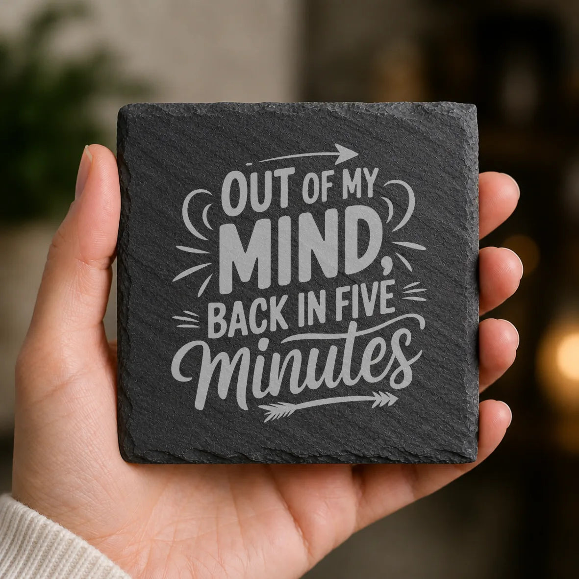 Slate Coaster Engraved 1 image 0