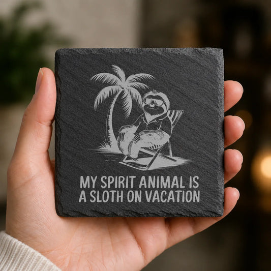Slate Coaster Engraved 65 image 0