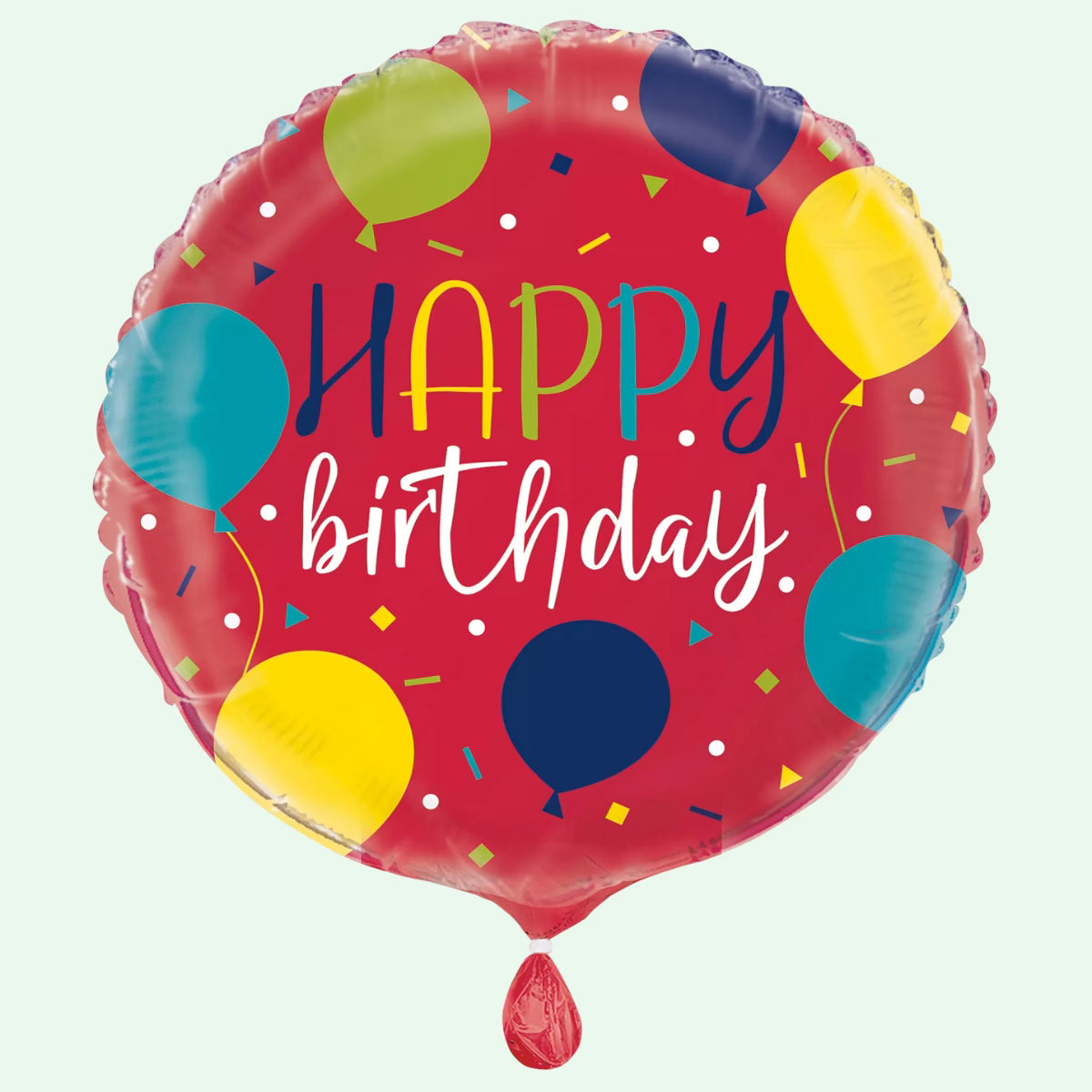 Party Birthday 18" Round Foil Balloon (54) image 0