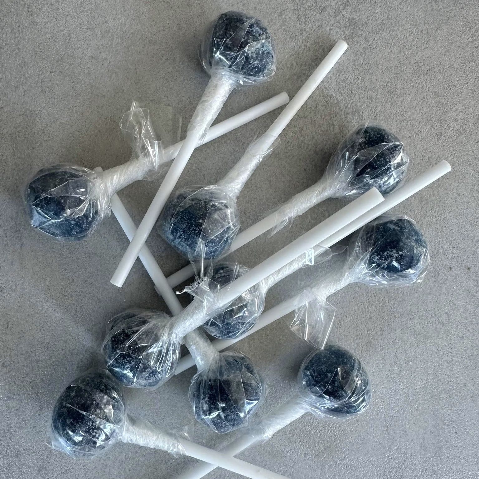 Sour Blue Raspberry Tongue Painter lollies x 10 image 0