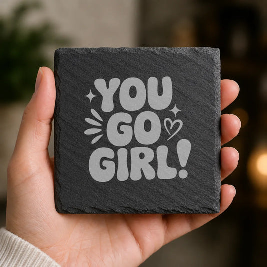 Slate Coaster Engraved 4 image 0