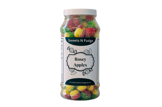 Rosey Apples Boiled Sweets in a Medium Jar image 0