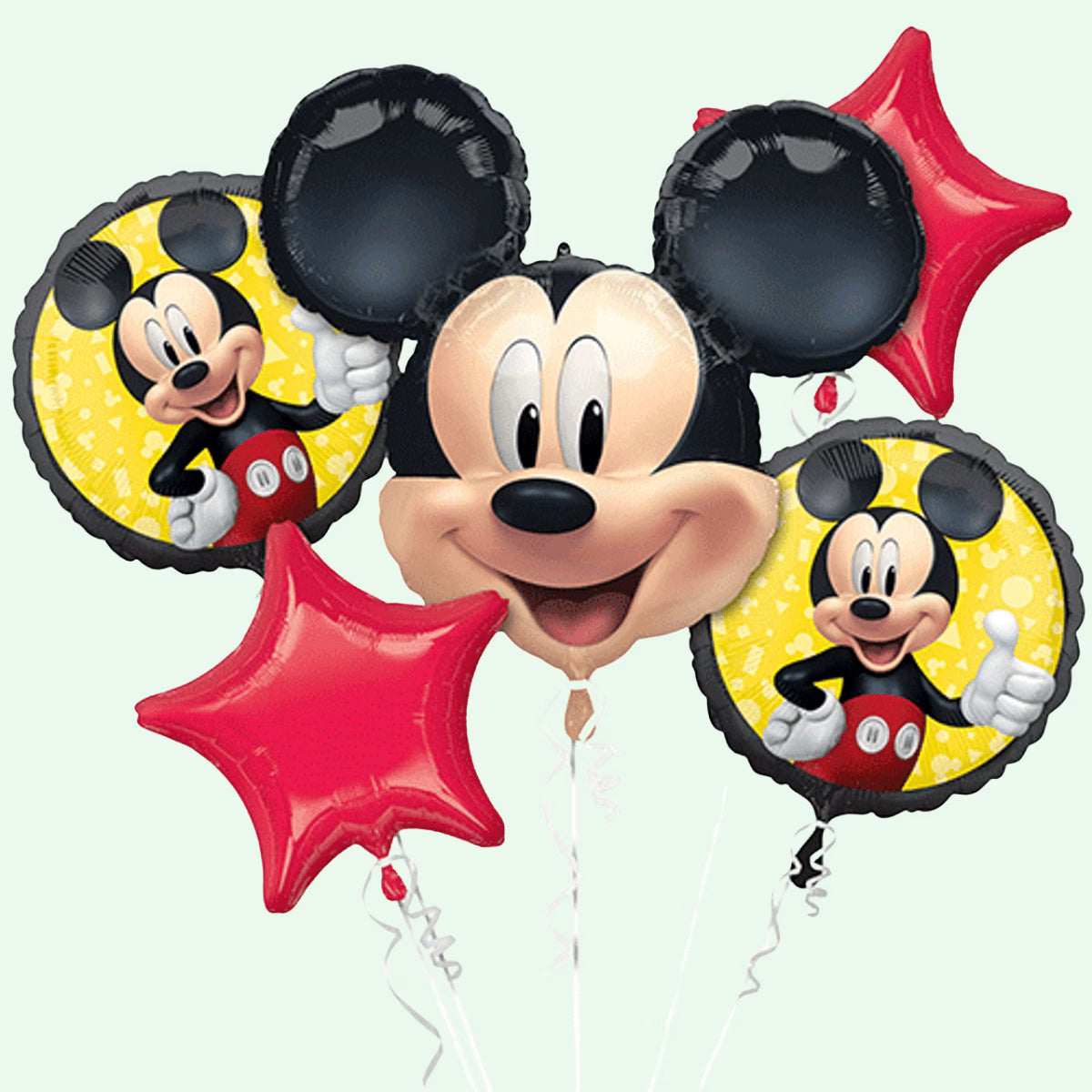 Mickey Mouse Bouquet 5 Balloons Filled (92) image 0