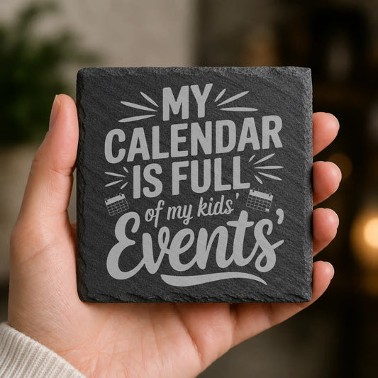 Slate Coaster Engraved 103 image 0