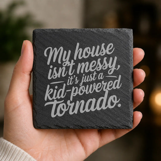 Slate Coaster Engraved 90 image 0