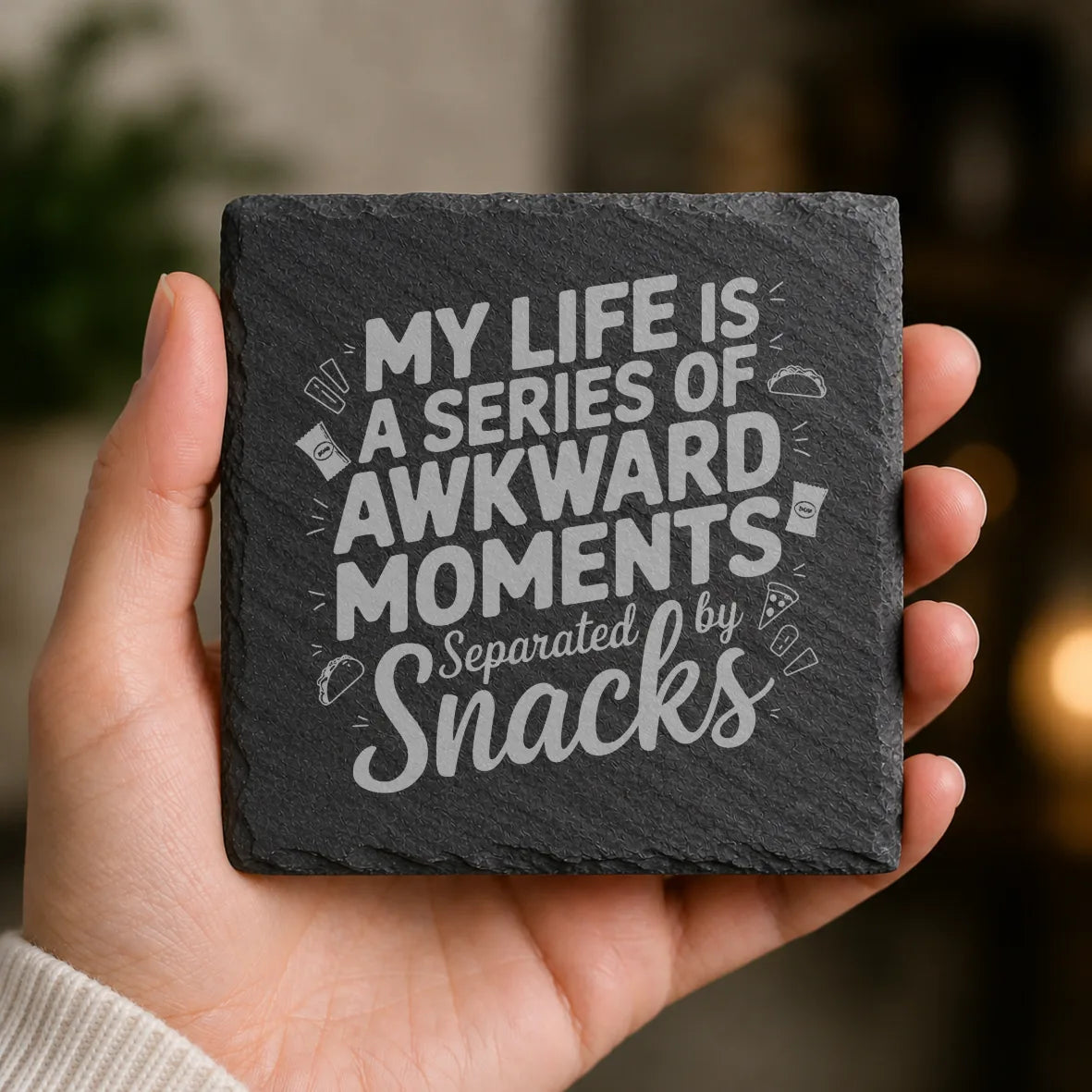 Slate Coaster Engraved 79 image 0