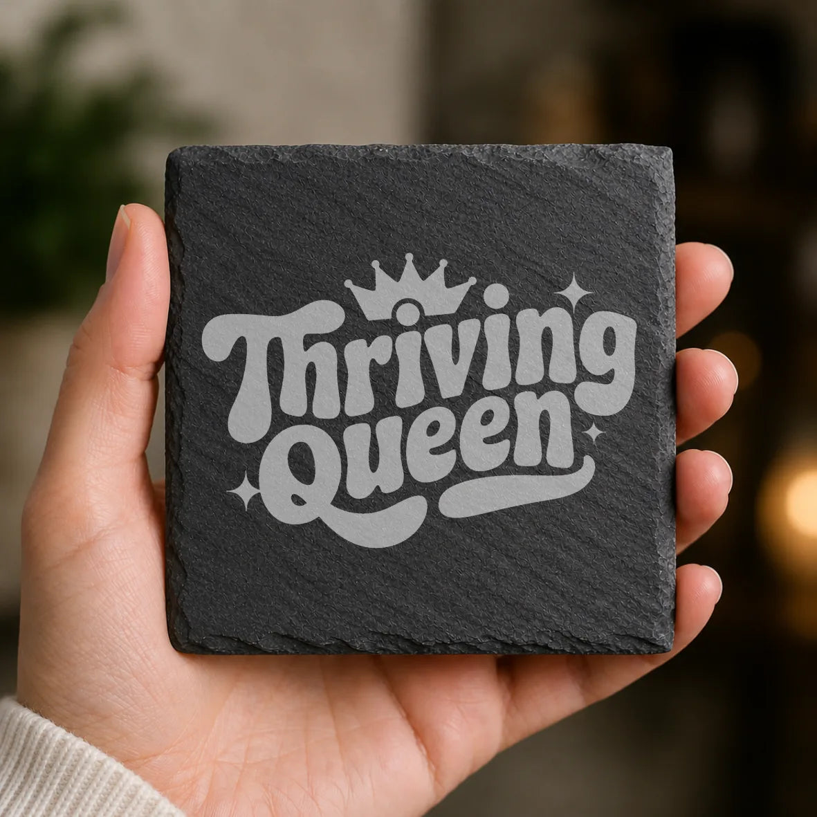 Slate Coaster Engraved 27 image 0