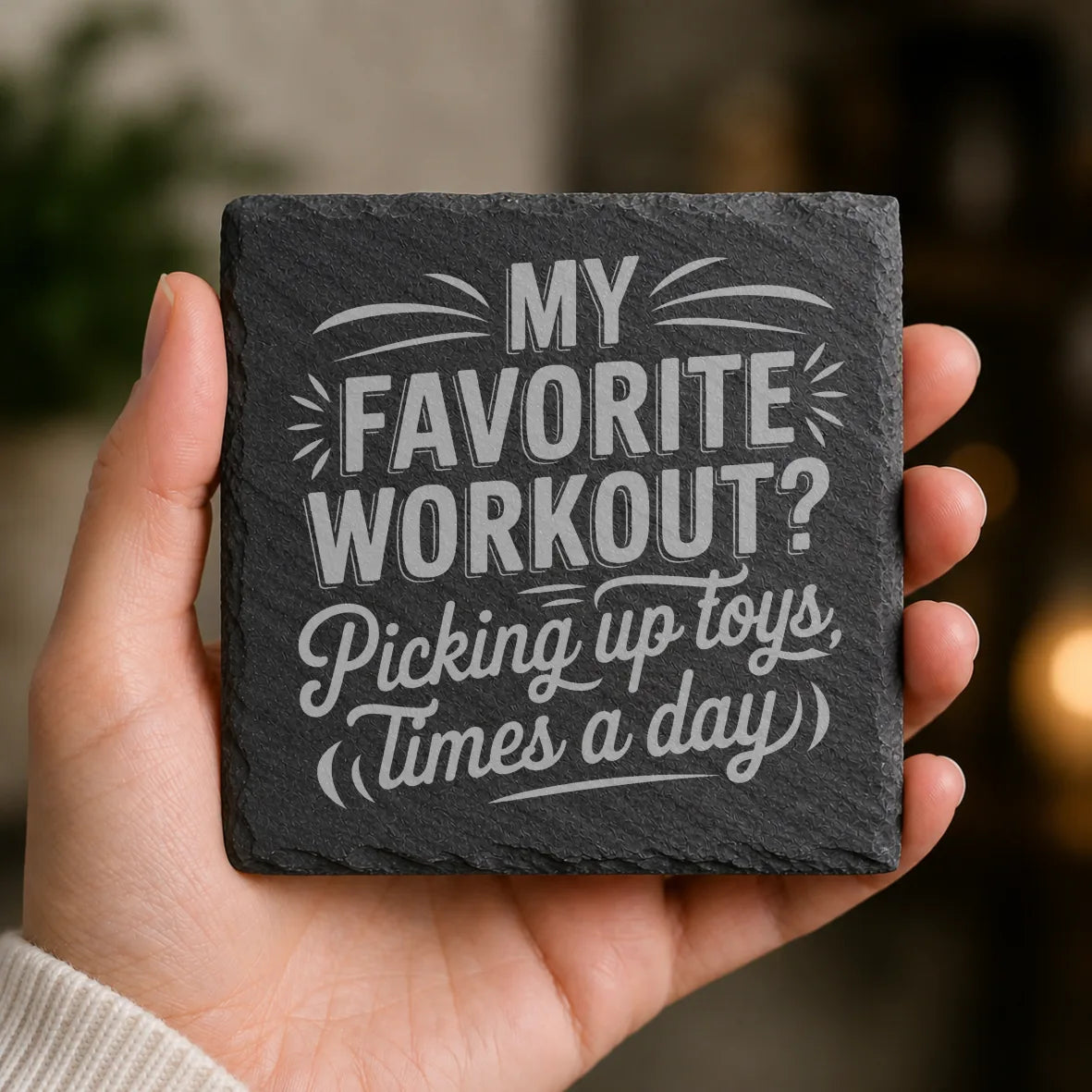Slate Coaster Engraved 94 image 0