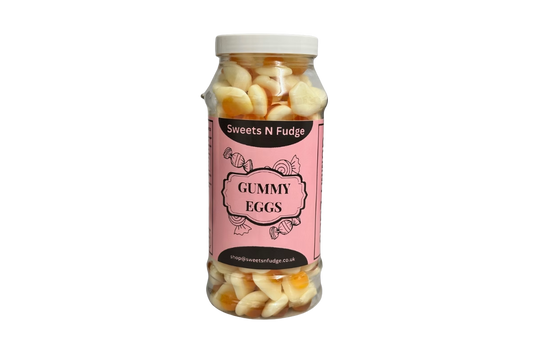 Gummy Fried Eggs in a Jar image 0