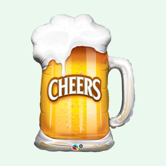 Shape Foil Cheers! Beer Mug 35" Large (89) image 0
