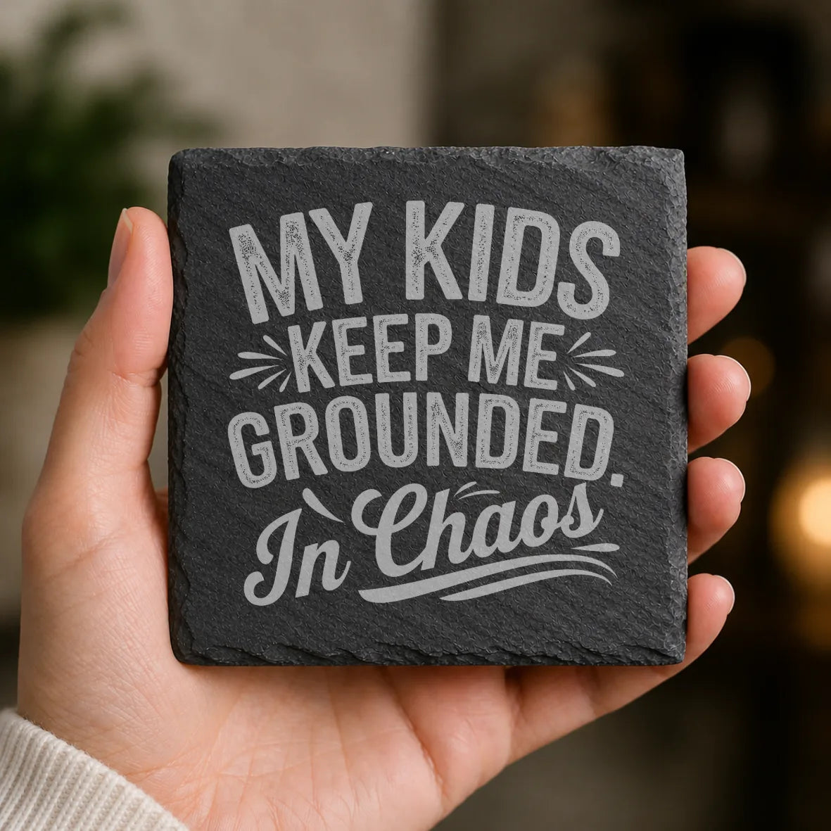 Slate Coaster Engraved 82 image 0
