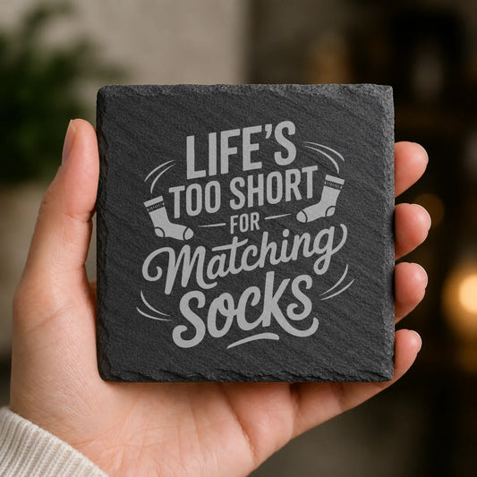 Slate Coaster Engraved 116 image 0