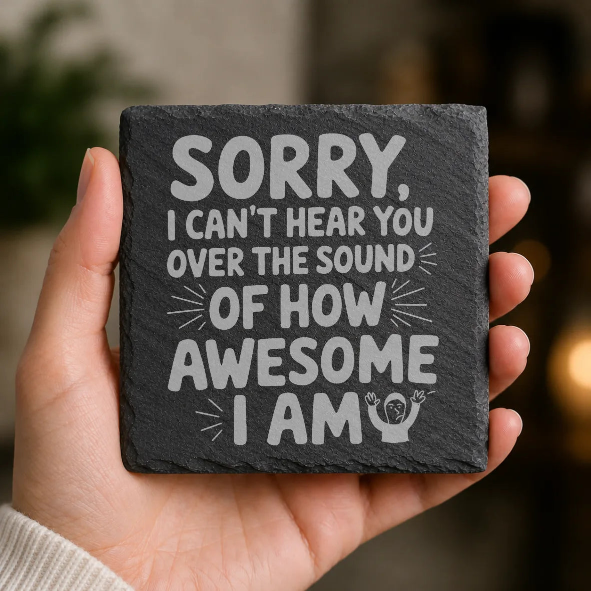 Slate Coaster Engraved 42 image 0