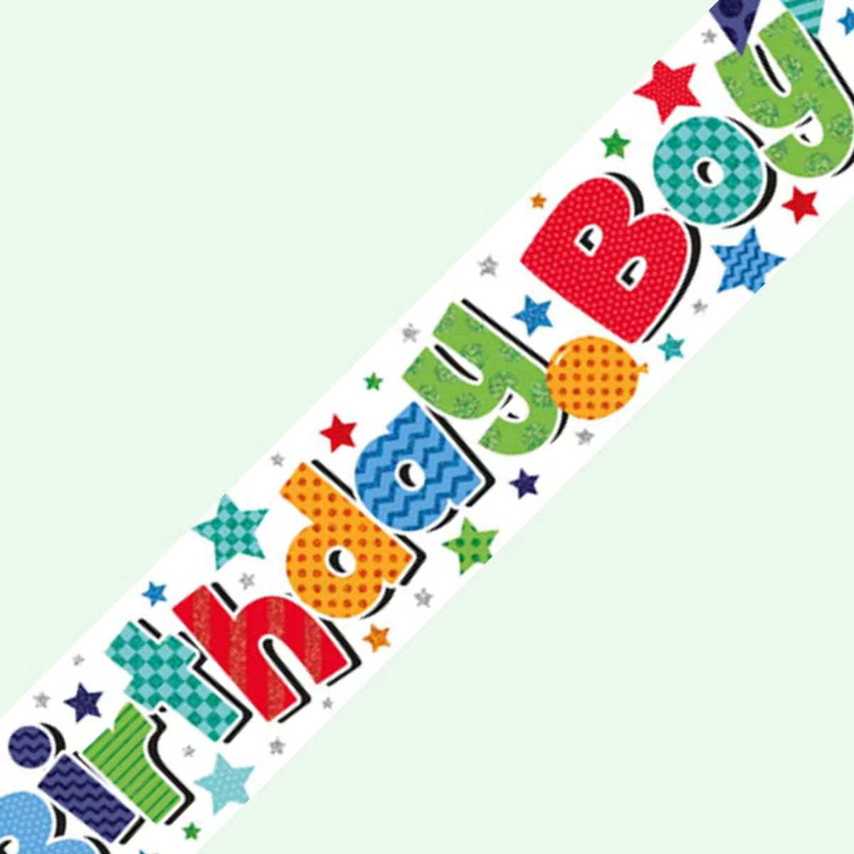 Birthday Boy Foil Banner 2.6m image 0