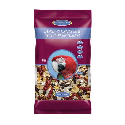 Johnston and Jeff Low Sunflower Diet for Large Parrots 2kg image 0