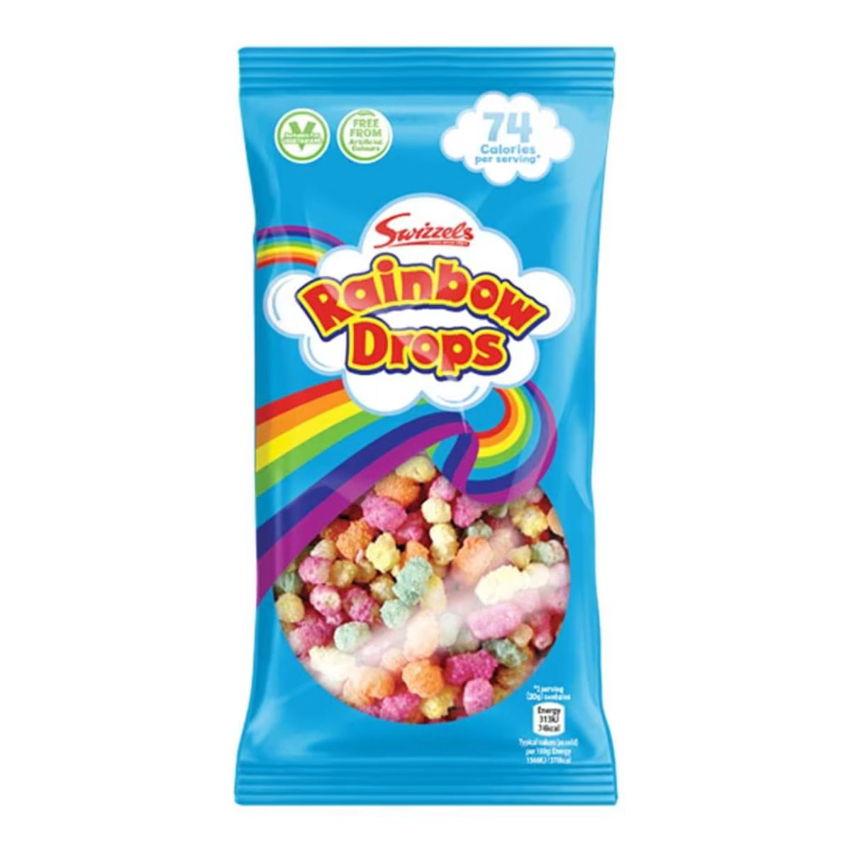 Swizzels Rainbow Drops Mega Bags 32g image 0