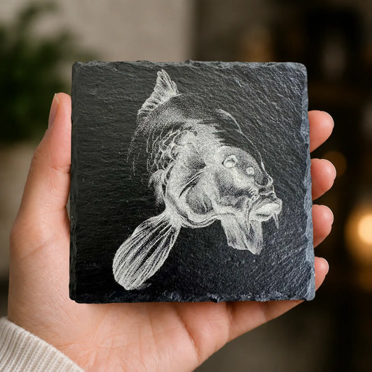 Slate Coaster Engraved Hobbies 1 image 0