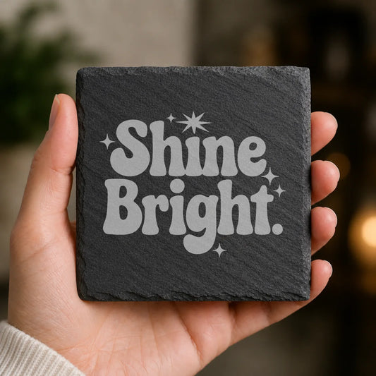 Slate Coaster Engraved 32 image 0