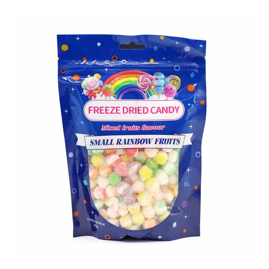 Freeze Dried Candy Small Rainbow Fruits Pouch 90g image 0