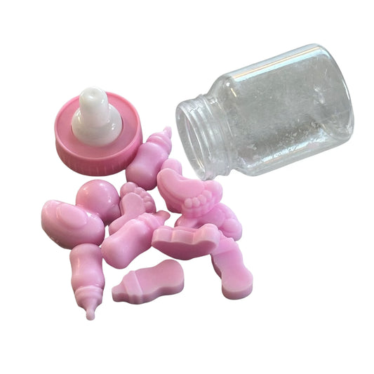 Baby Shower Wax Melts Mixed Girl Melts in Bottle (Choose Scent) image 0