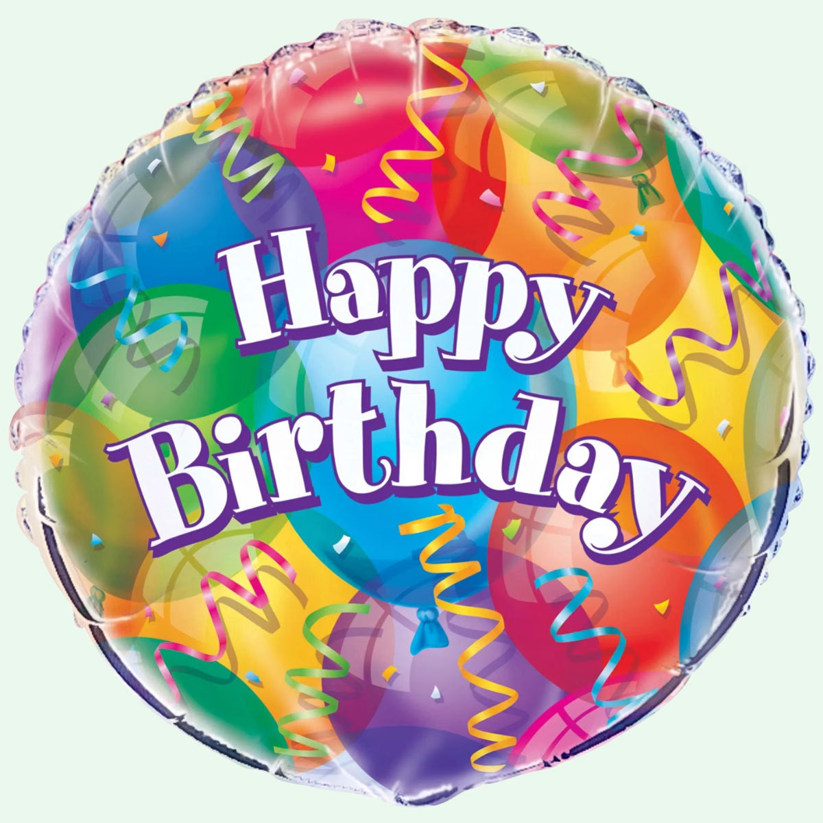 Brilliant Birthday 18" Round Foil Balloon (56) image 0