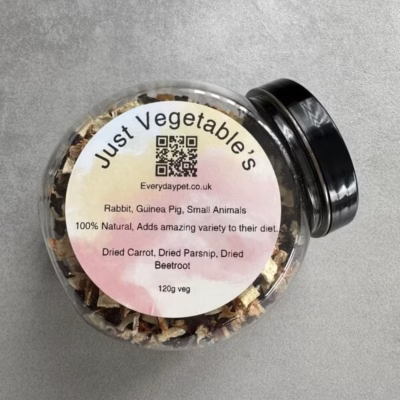 Just Vegetable's Small Pet Treats in a Jar 120g