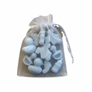 Baby Shower Wax Melts Organza bag Mixed Boy Melts x 10 (Choose Scent),